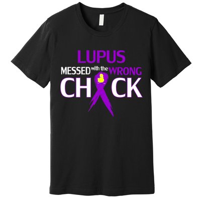 Lupus Messed With The Wrong Chick Premium T-Shirt