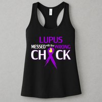 Lupus Messed With The Wrong Chick Womens Tank Top