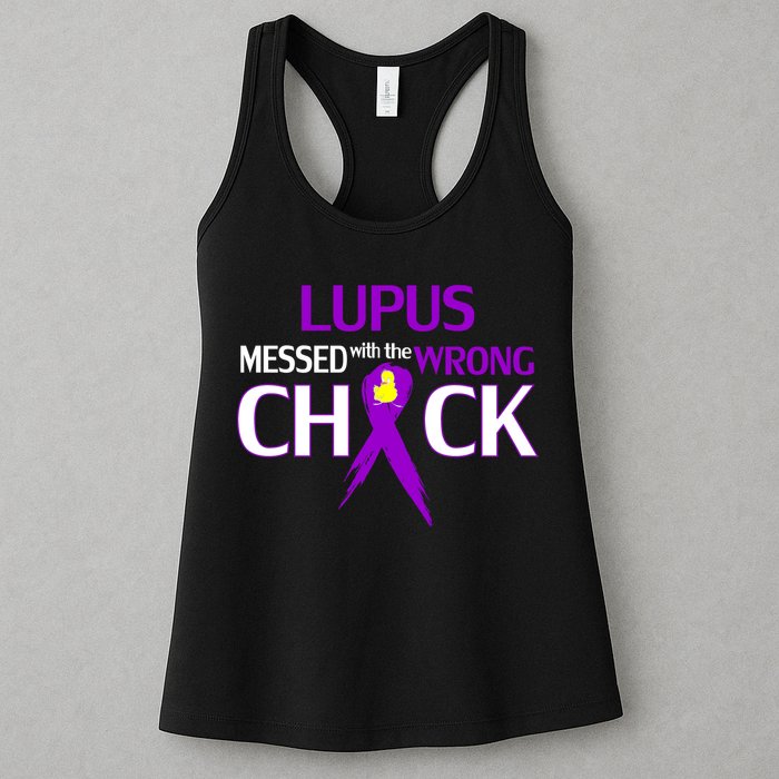 Lupus Messed With The Wrong Chick Womens Tank Top