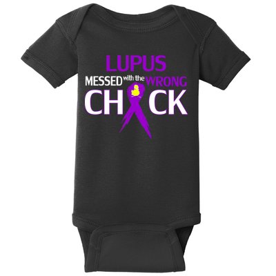 Lupus Messed With The Wrong Chick Baby Bodysuit