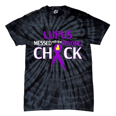 Lupus Messed With The Wrong Chick Tie-Dye T-Shirt
