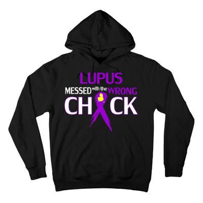 Lupus Messed With The Wrong Chick Tall Hoodie