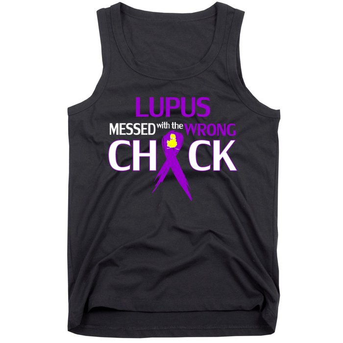 Lupus Messed With The Wrong Chick Tank Top