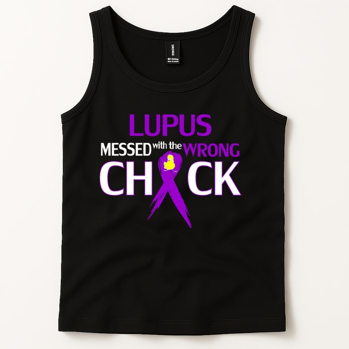 Lupus Messed With The Wrong Chick Tank Top