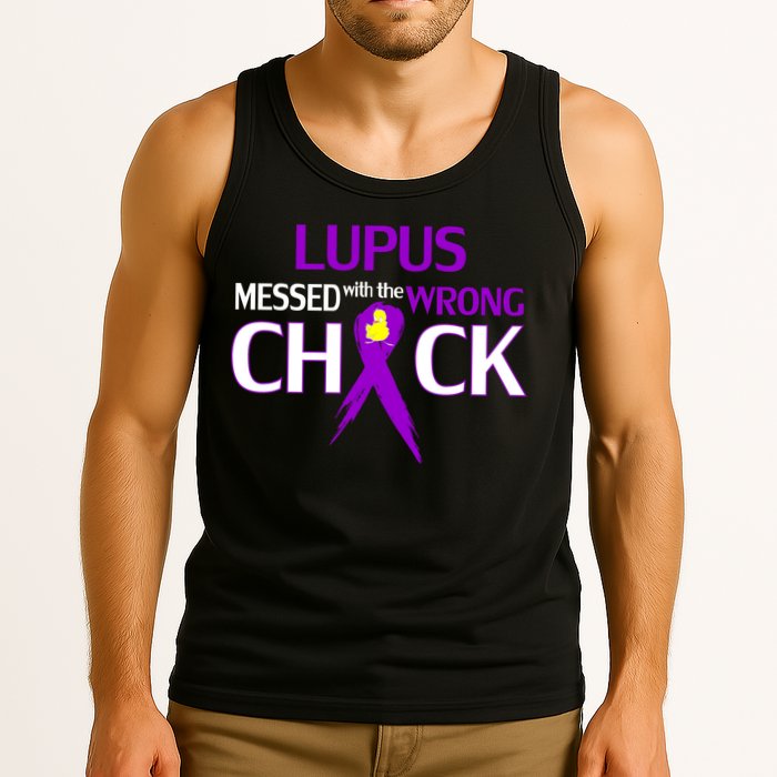 Lupus Messed With The Wrong Chick Tank Top