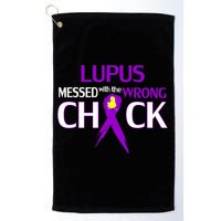 Lupus Messed With The Wrong Chick Golf Towel