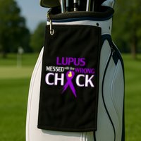 Lupus Messed With The Wrong Chick Golf Towel