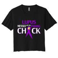 Lupus Messed With The Wrong Chick Crop Top