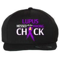 Lupus Messed With The Wrong Chick Wool Snapback Cap