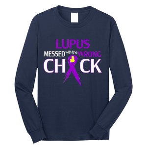 Lupus Messed With The Wrong Chick Long Sleeve Shirt