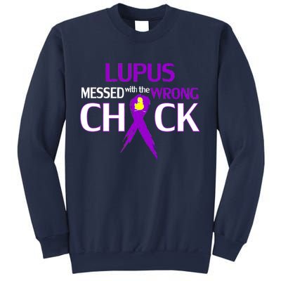 Lupus Messed With The Wrong Chick Sweatshirt