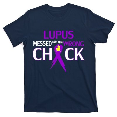 Lupus Messed With The Wrong Chick T-Shirt