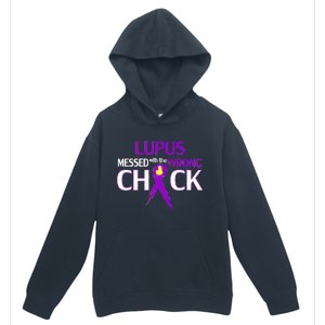 Lupus Messed With The Wrong Chick Urban Pullover Hoodie