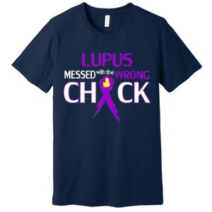 Lupus Messed With The Wrong Chick Premium T-Shirt