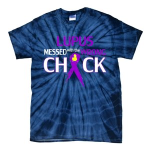 Lupus Messed With The Wrong Chick Tie-Dye T-Shirt