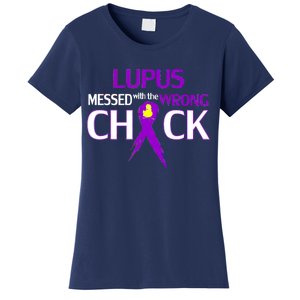 Lupus Messed With The Wrong Chick Women's T-Shirt