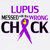 Lupus Messed With The Wrong Chick Garment-Dyed Sweatshirt