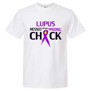 Lupus Messed With The Wrong Chick Garment-Dyed Heavyweight T-Shirt