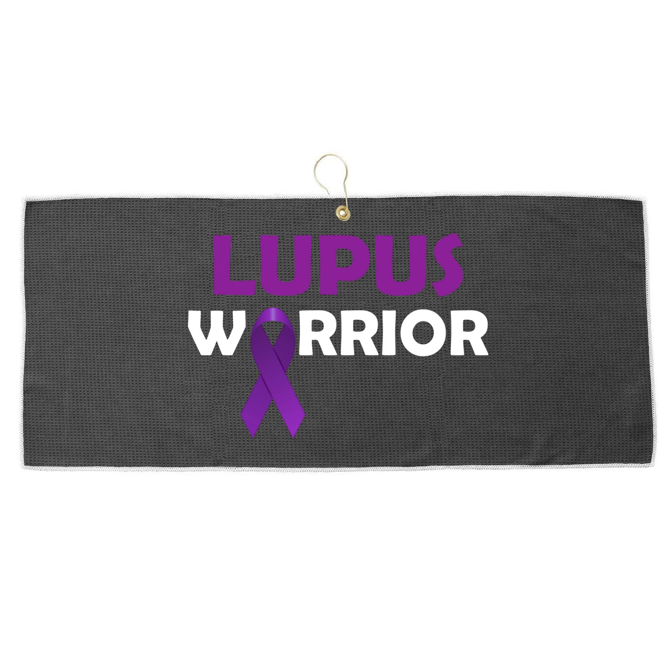Lupus Warrior Large Microfiber Waffle Golf Towel