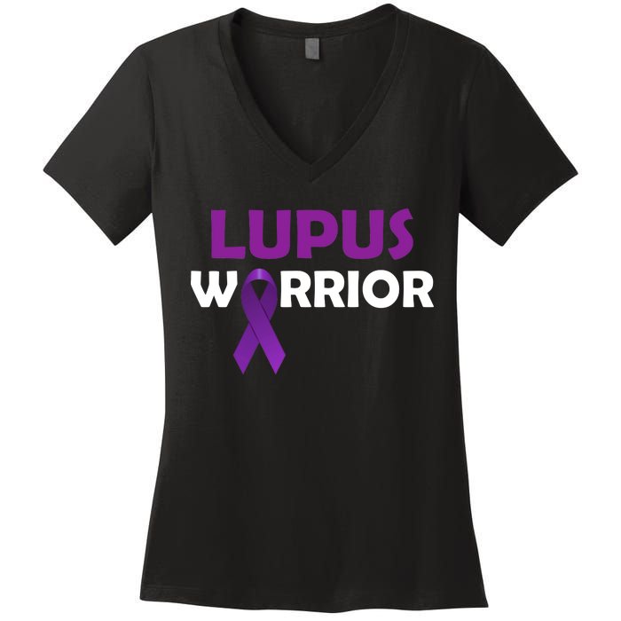 Lupus Warrior Women's V-Neck T-Shirt