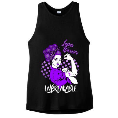 Lupus Warrior Unbreakable Ladies PosiCharge Tri-Blend Wicking Tank