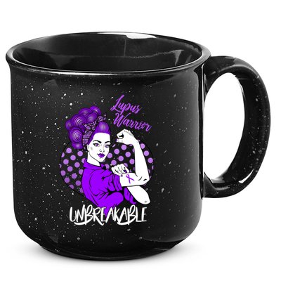 Lupus Warrior Unbreakable 15oz Campfire Ceramic Mug