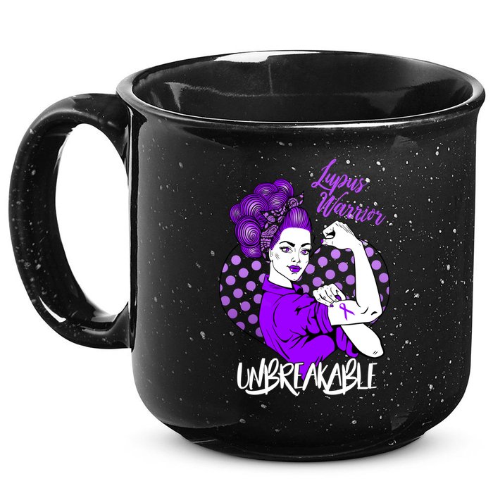 Lupus Warrior Unbreakable 15oz Campfire Ceramic Mug