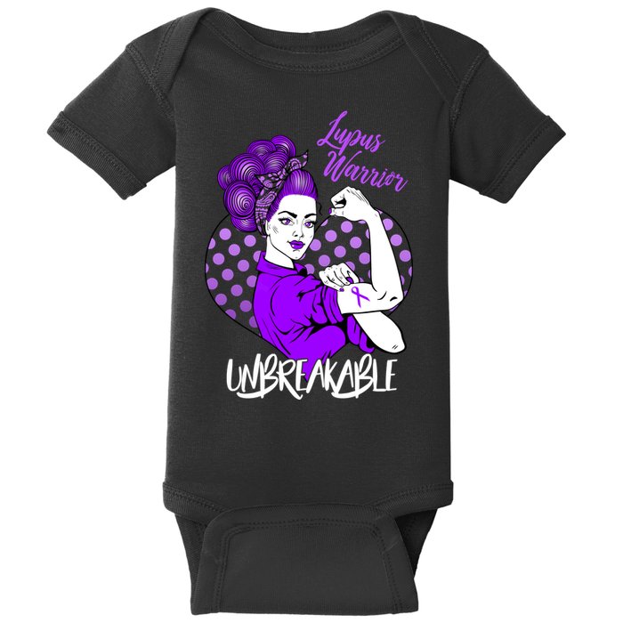 Lupus Warrior Unbreakable Baby Bodysuit