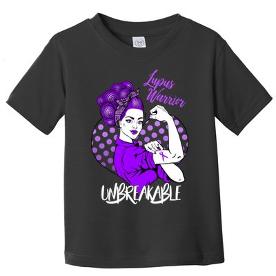 Lupus Warrior Unbreakable Toddler T-Shirt