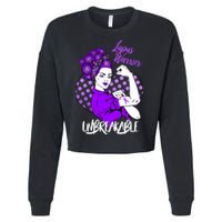 Lupus Warrior Unbreakable Cropped Pullover Crew