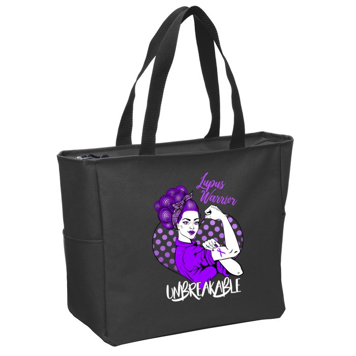 Lupus Warrior Unbreakable Zip Tote Bag