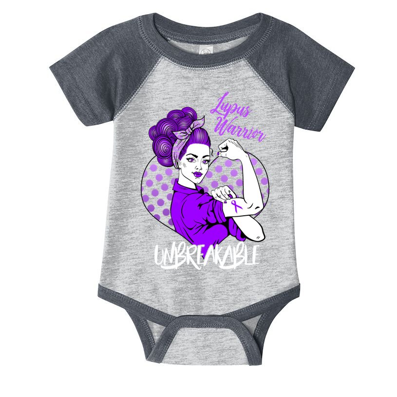 Lupus Warrior Unbreakable Infant Baby Jersey Bodysuit