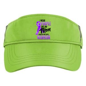 Lupus Warrior Wear Purple For My Mom Adult Drive Performance Visor