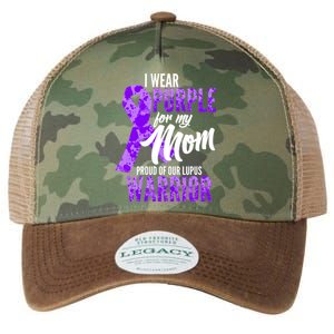 Lupus Warrior Wear Purple For My Mom Legacy Tie Dye Trucker Hat