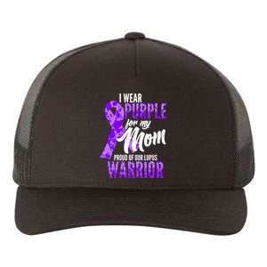 Lupus Warrior Wear Purple For My Mom Yupoong Adult 5-Panel Trucker Hat