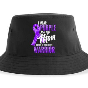 Lupus Warrior Wear Purple For My Mom Sustainable Bucket Hat