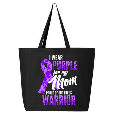 Lupus Warrior Wear Purple For My Mom 25L Jumbo Tote