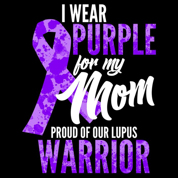 Lupus Warrior Wear Purple For My Mom Baby Bodysuit