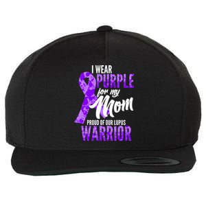 Lupus Warrior Wear Purple For My Mom Wool Snapback Cap