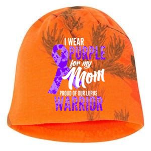 Lupus Warrior Wear Purple For My Mom Kati - Camo Knit Beanie