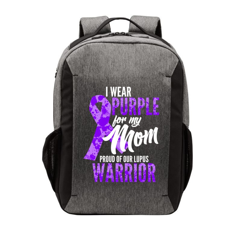 Lupus Warrior Wear Purple For My Mom Vector Backpack