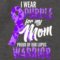 Lupus Warrior Wear Purple For My Mom Vector Backpack
