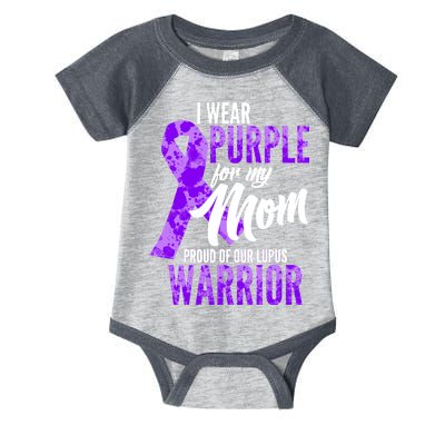 Lupus Warrior Wear Purple For My Mom Infant Baby Jersey Bodysuit