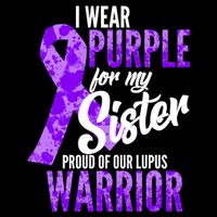 Lupus Warrior Wear Purple For My Sister Impact Tech Backpack