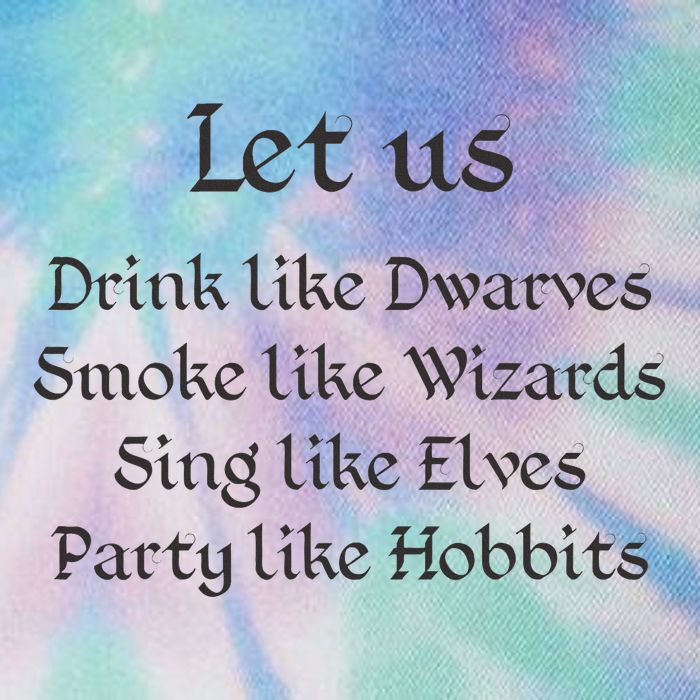 Let Us Sing Like Elves Party Like Hobbits Legacy Tie Dye Trucker Hat