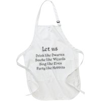 Let Us Sing Like Elves Party Like Hobbits Apron