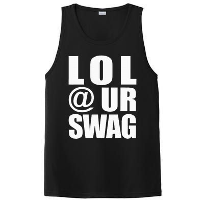 Lol @ Ur Swag Fun Dank Meme Drip Style Joke PosiCharge Competitor Tank