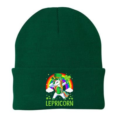 Lepricorn Unicorn St Patricks Day Lucky Knit Cap Winter Beanie