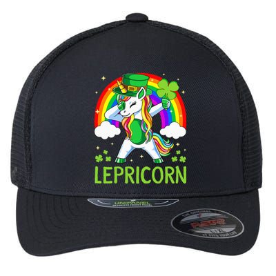 Lepricorn Unicorn St Patricks Day Lucky Flexfit Unipanel Trucker Cap