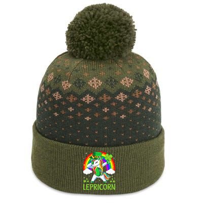 Lepricorn Unicorn St Patricks Day Lucky The Baniff Cuffed Pom Beanie